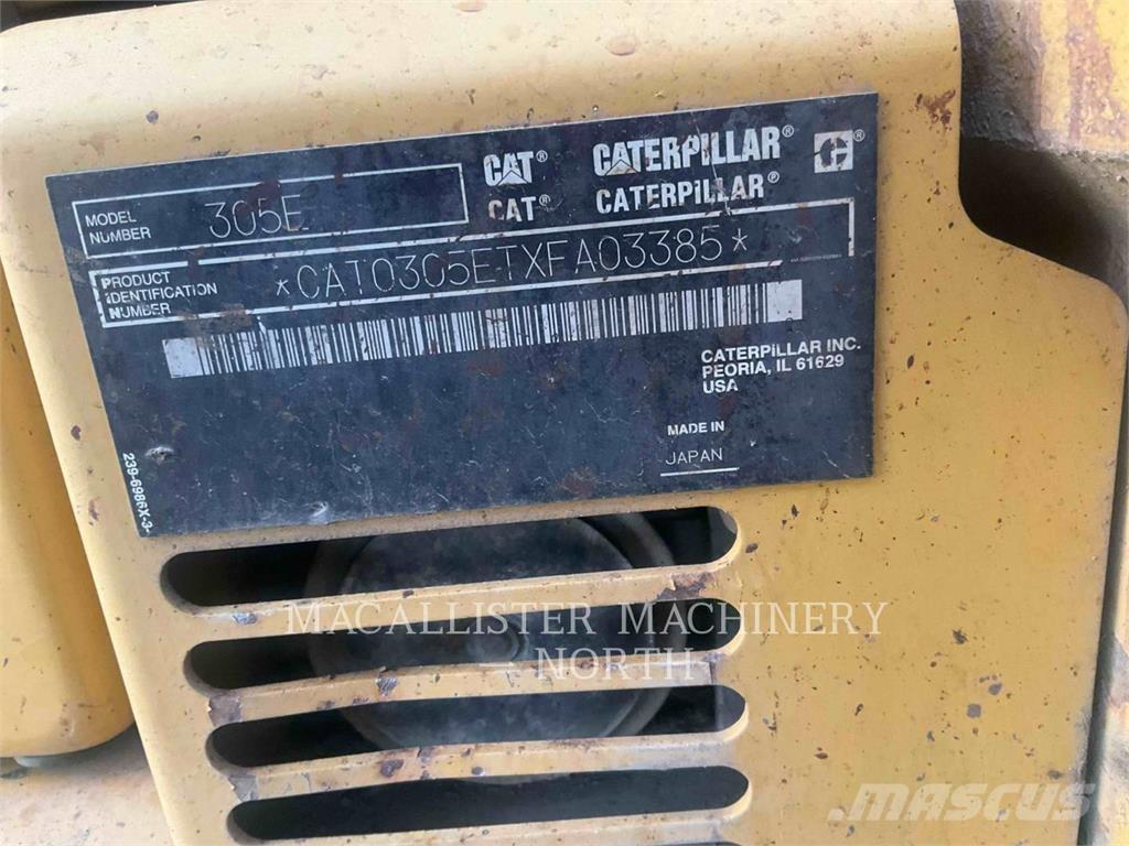 CAT 305ECR Rupsgraafmachines