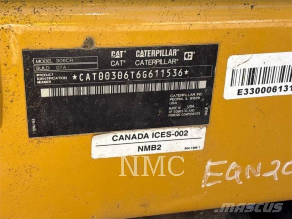 CAT 306-07CR Rupsgraafmachines