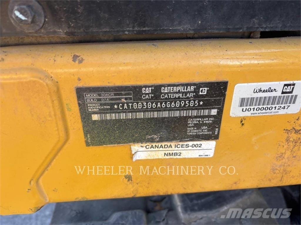 CAT 306 C3 TAQ Rupsgraafmachines