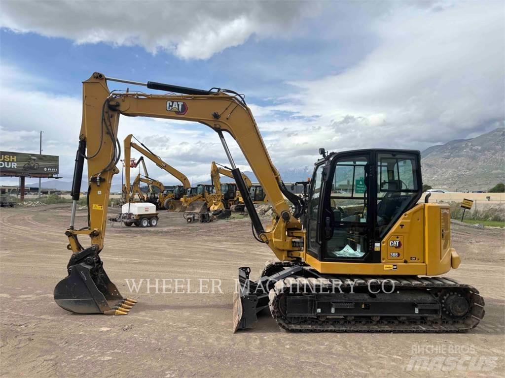 CAT 308 Rupsgraafmachines