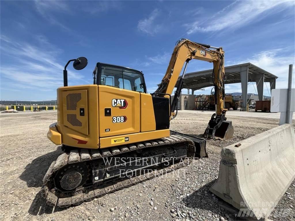 CAT 308 Rupsgraafmachines