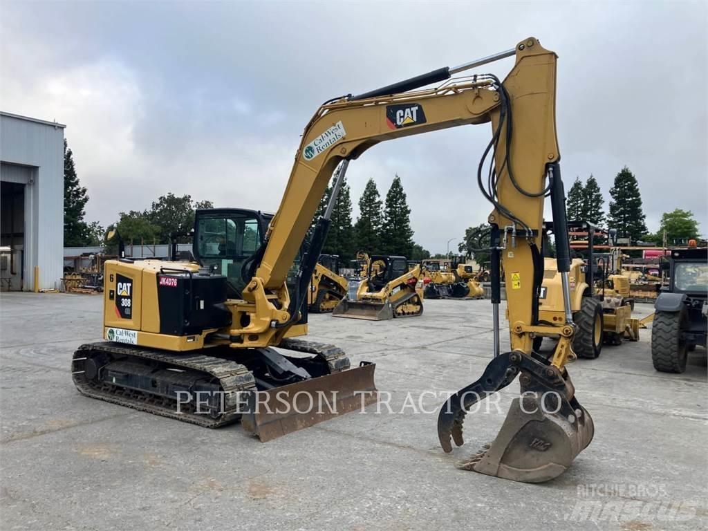 CAT 308 Rupsgraafmachines