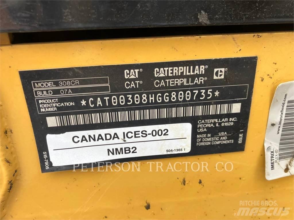 CAT 308 Rupsgraafmachines
