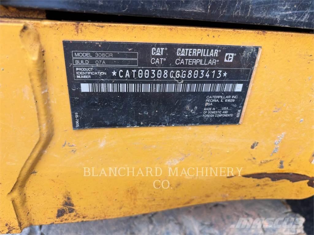 CAT 308 Rupsgraafmachines