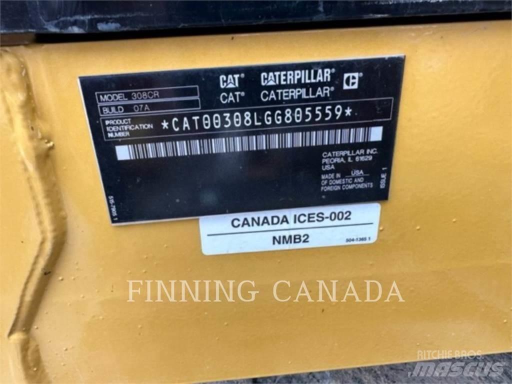 CAT 308-07 Rupsgraafmachines