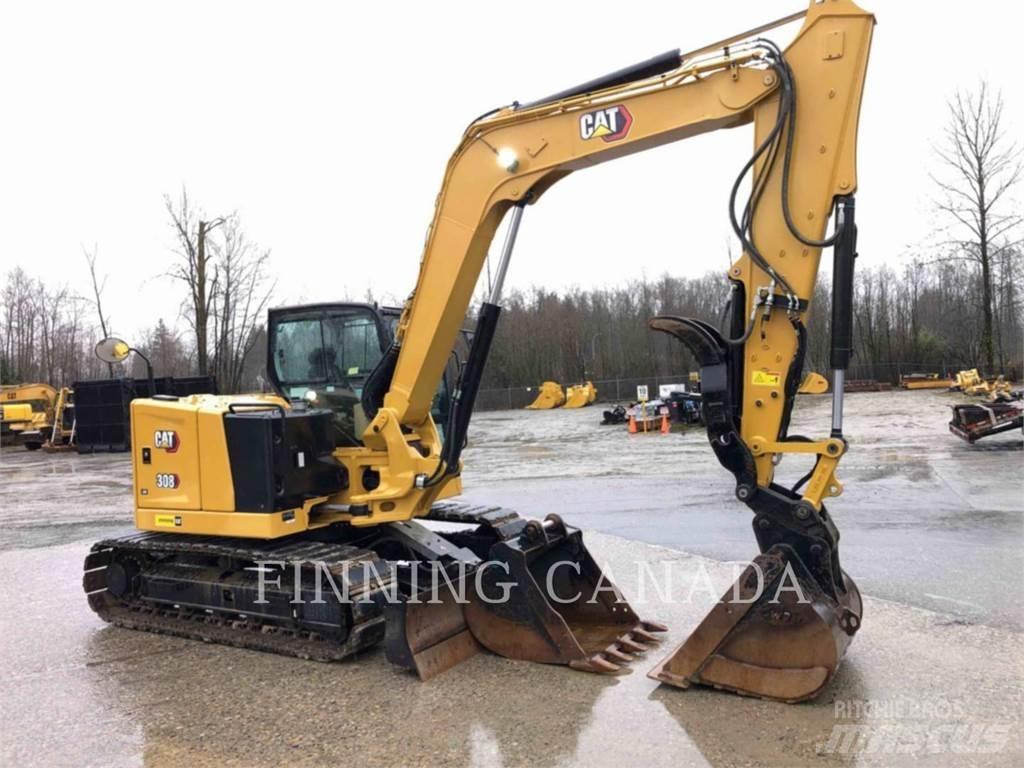 CAT 308-07 Rupsgraafmachines