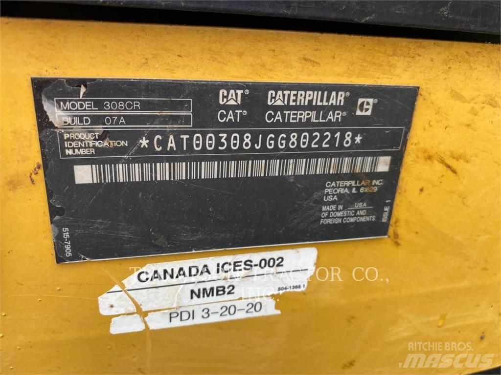 CAT 308CR Rupsgraafmachines