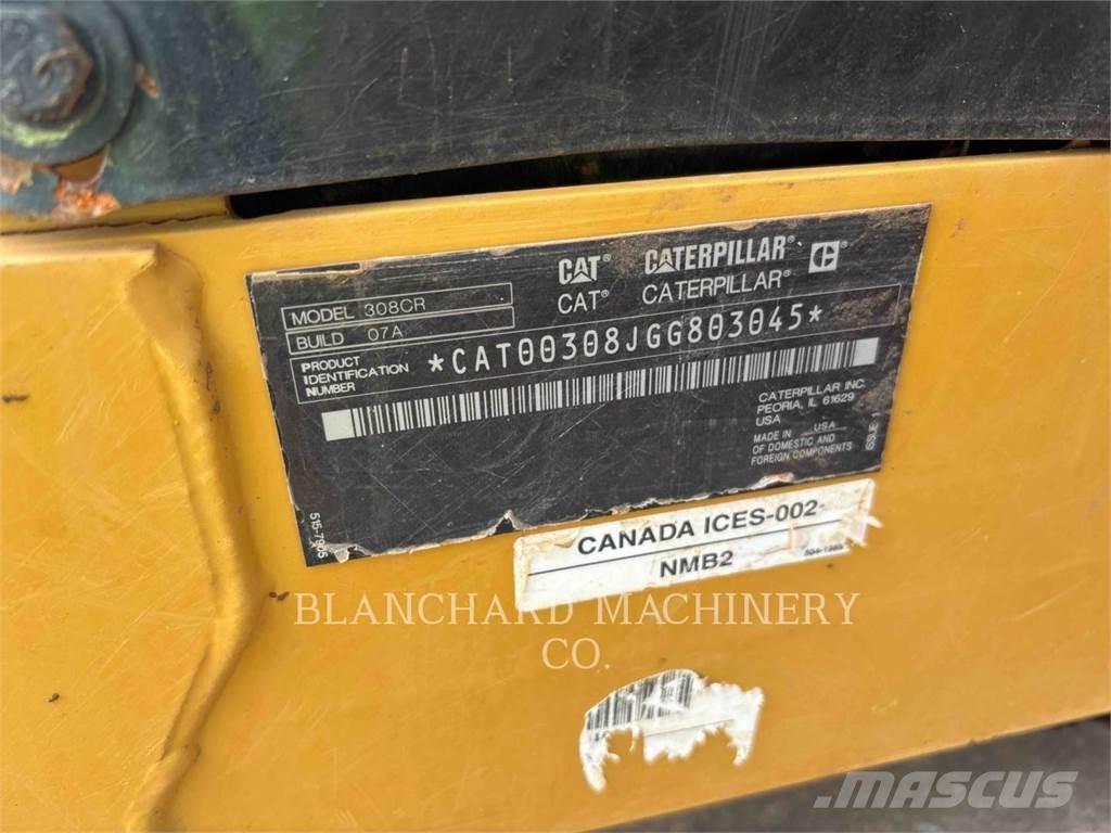 CAT 308CR Rupsgraafmachines