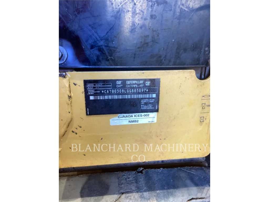 CAT 308CR Rupsgraafmachines