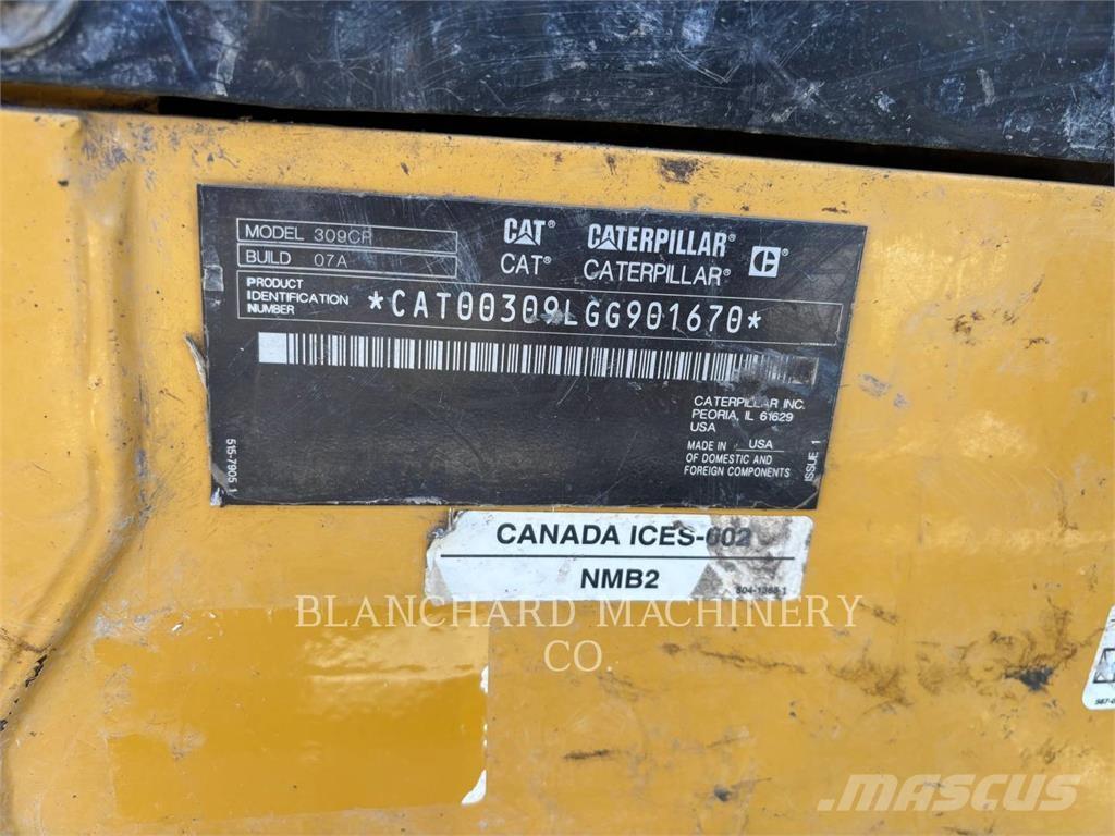 CAT 309CR Rupsgraafmachines