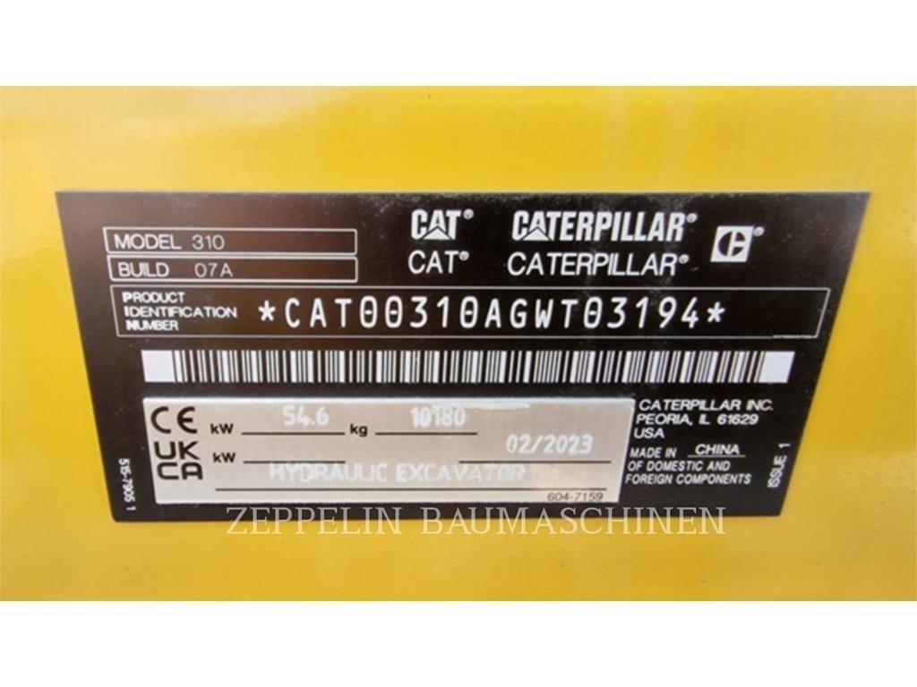 CAT 310 Rupsgraafmachines