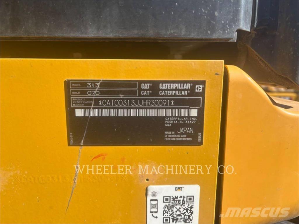 CAT 313 TH Rupsgraafmachines