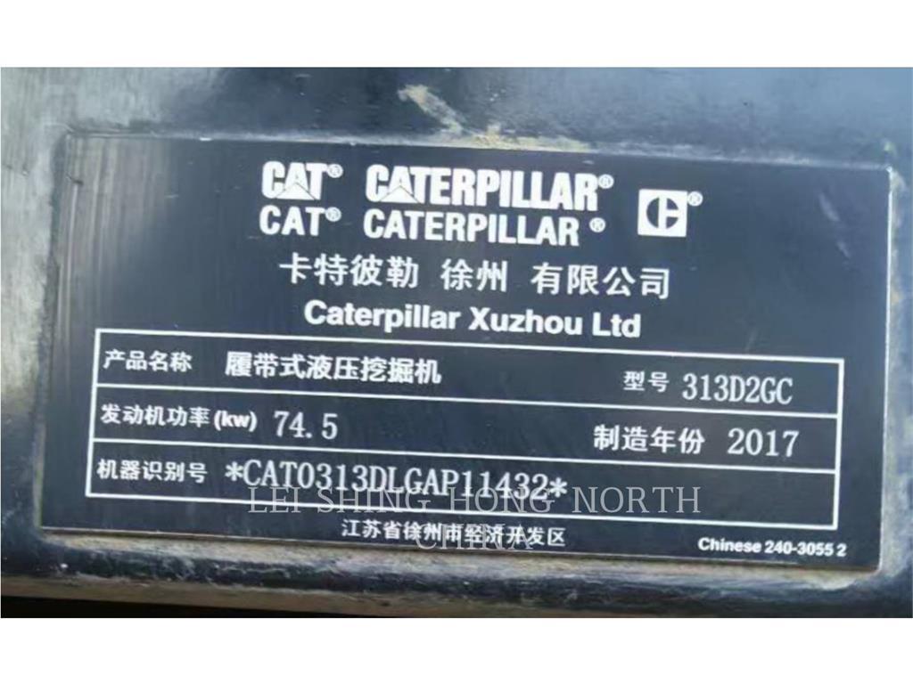 CAT 313D2GC Rupsgraafmachines