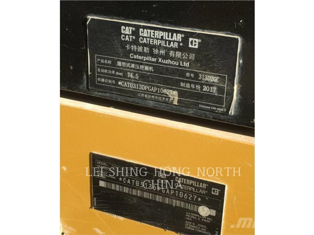 CAT 313D2GC Rupsgraafmachines