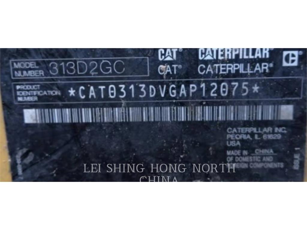 CAT 313D2GC Rupsgraafmachines