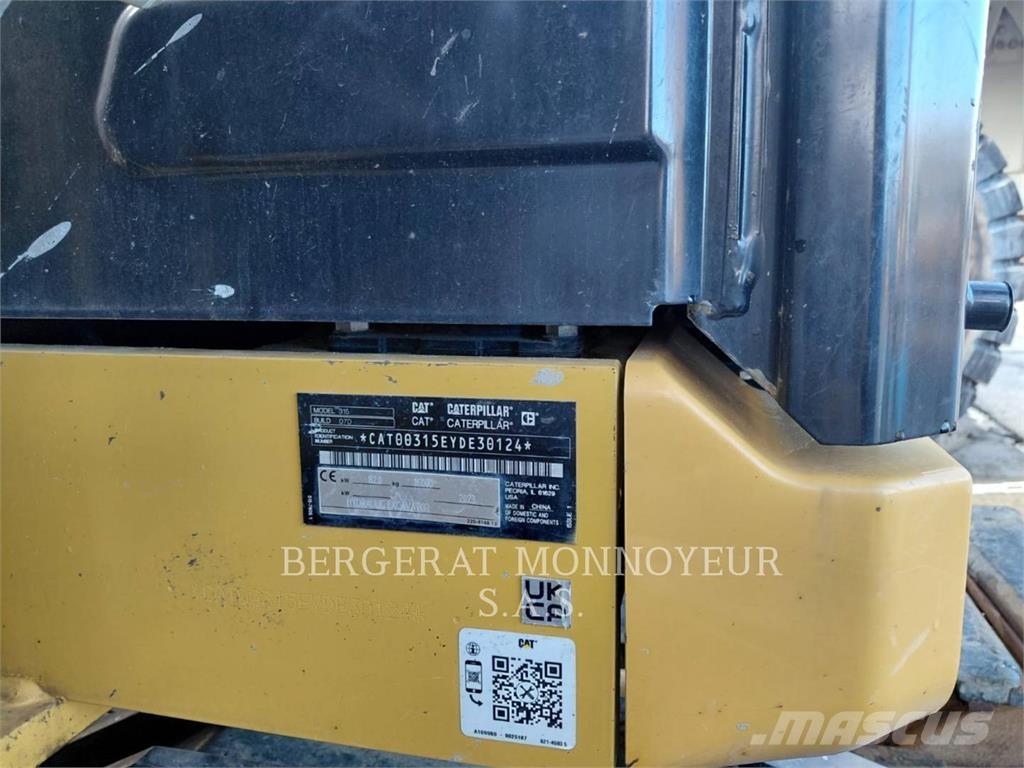 CAT 315 Rupsgraafmachines
