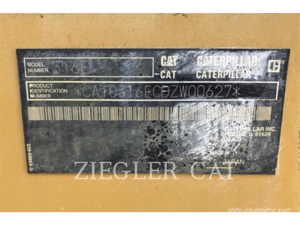 CAT 316E Rupsgraafmachines