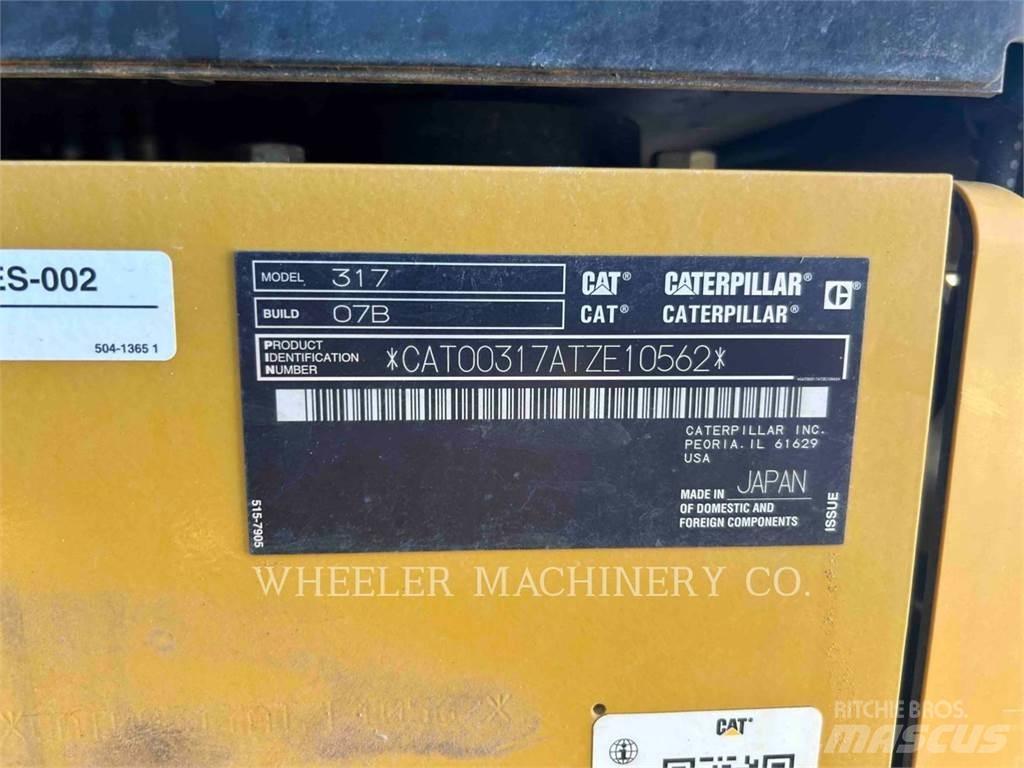CAT 317 TH Rupsgraafmachines