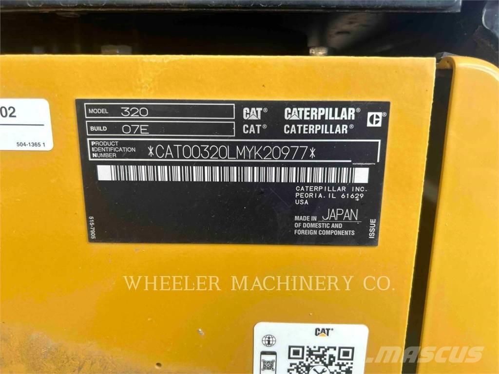 CAT 320 CF Rupsgraafmachines