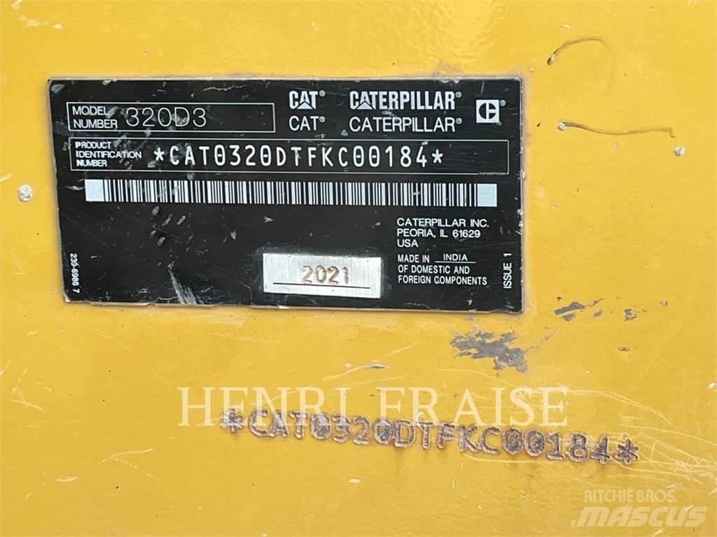 CAT 320D3 Rupsgraafmachines