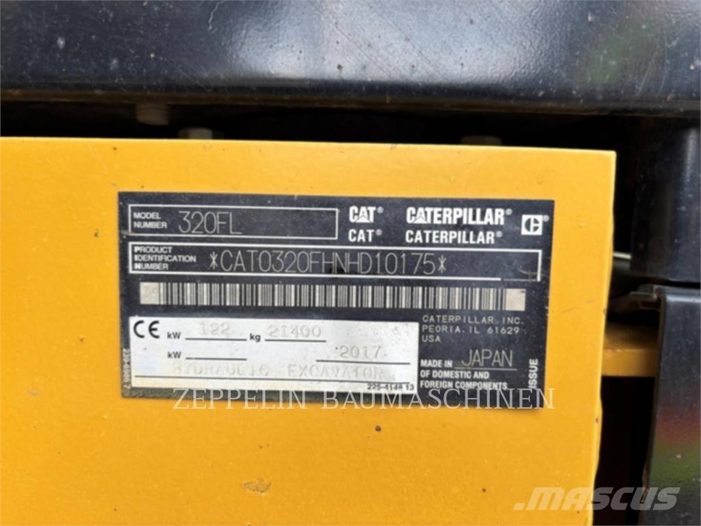 CAT 320FL Rupsgraafmachines