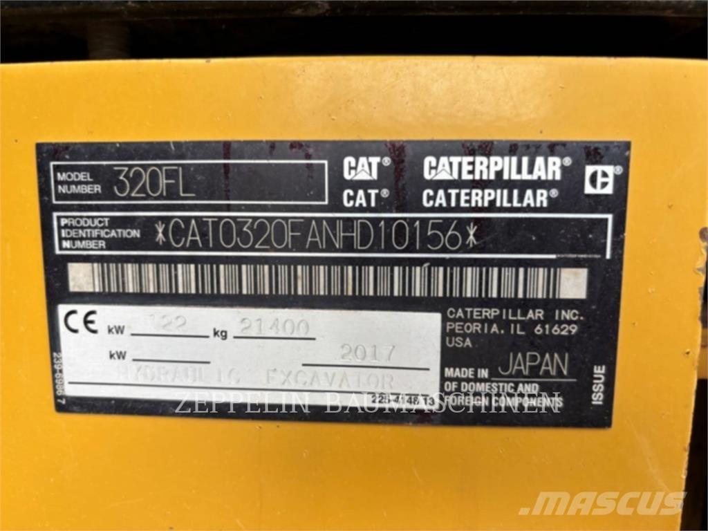 CAT 320FL Rupsgraafmachines