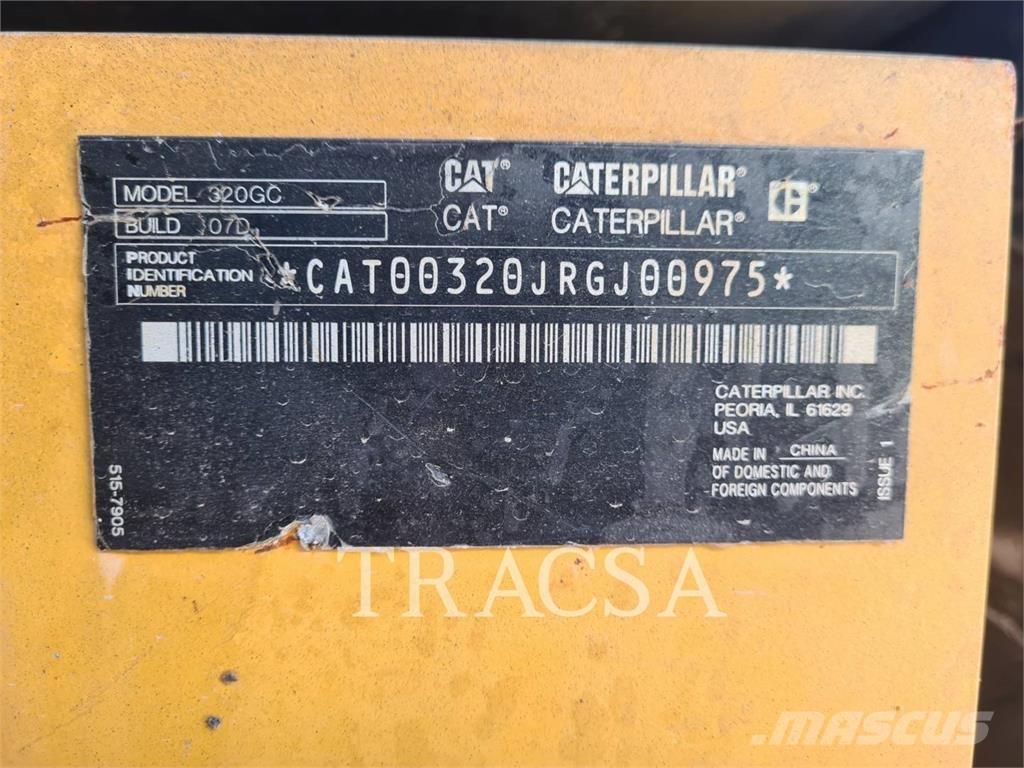 CAT 320GC Rupsgraafmachines
