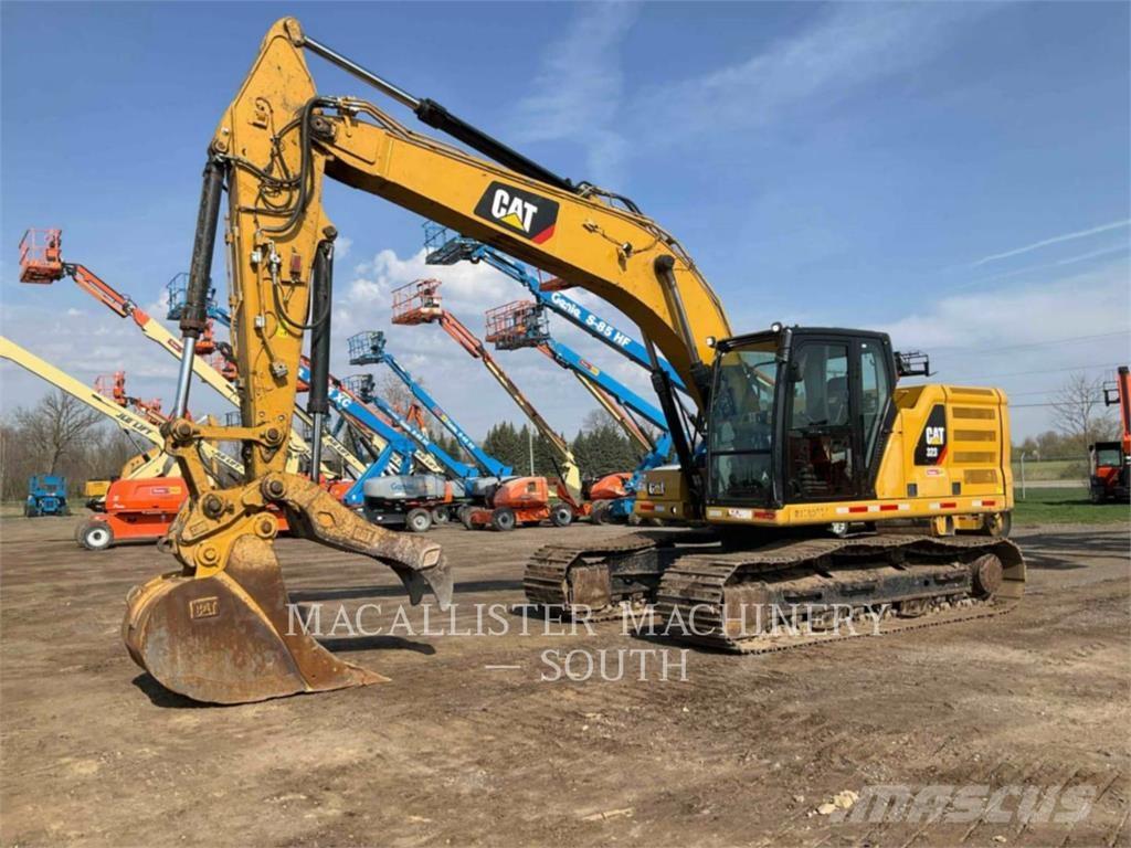 CAT 323-07 Rupsgraafmachines