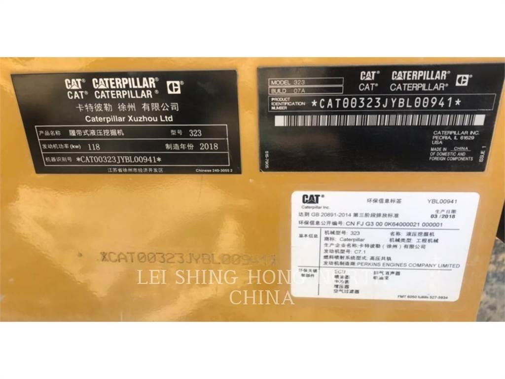 CAT 323-07 Rupsgraafmachines