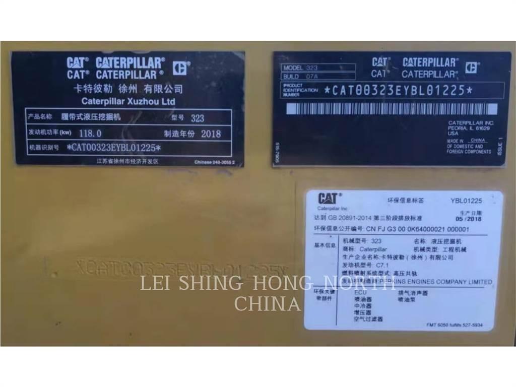 CAT 323-07 Rupsgraafmachines