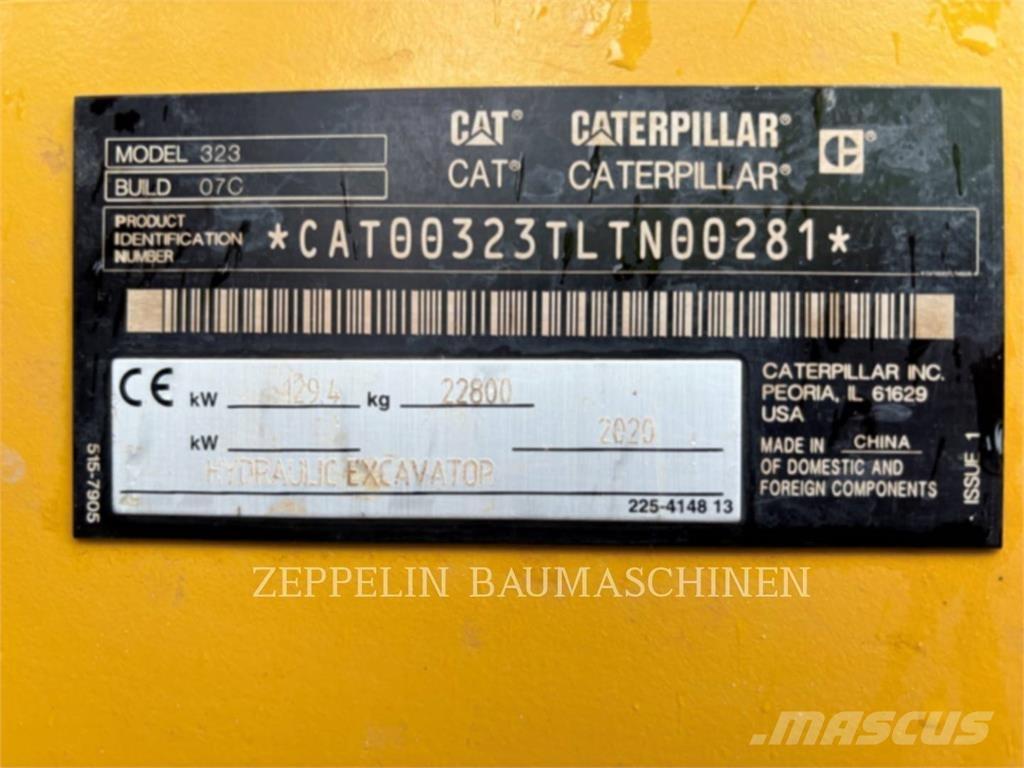CAT 323-07C Rupsgraafmachines