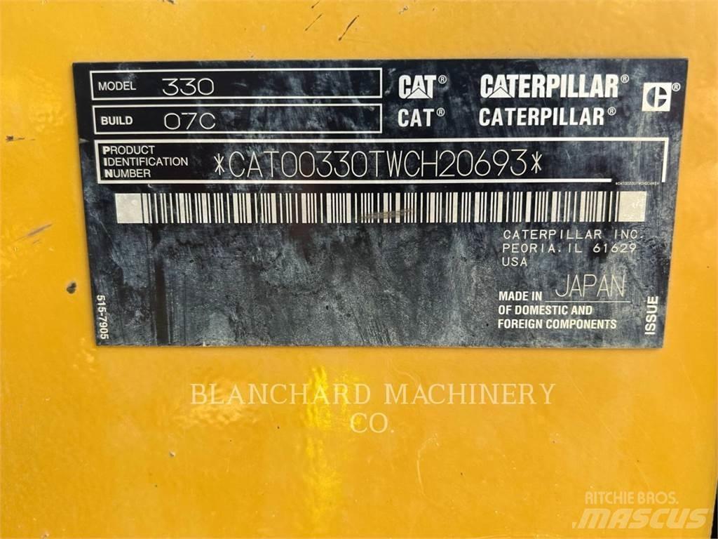 CAT 330 Rupsgraafmachines
