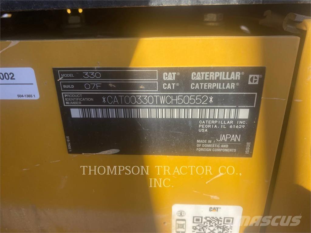 CAT 330 Rupsgraafmachines