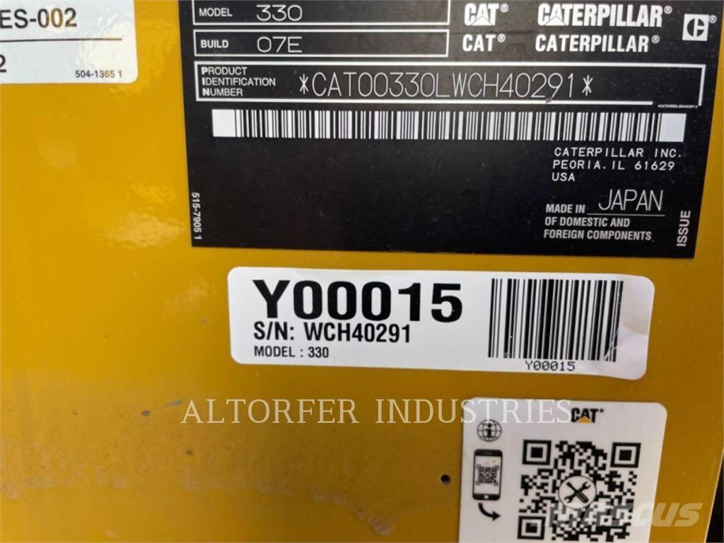 CAT 330-07 Rupsgraafmachines