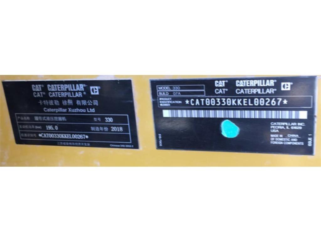 CAT 330-07 Rupsgraafmachines