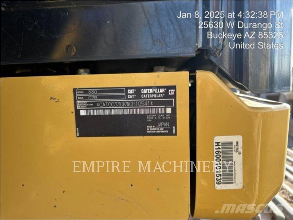 CAT 330-07 P Rupsgraafmachines