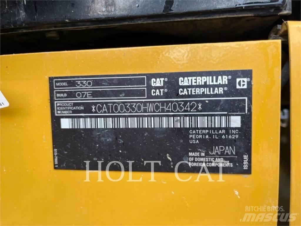 CAT 330 TC Rupsgraafmachines