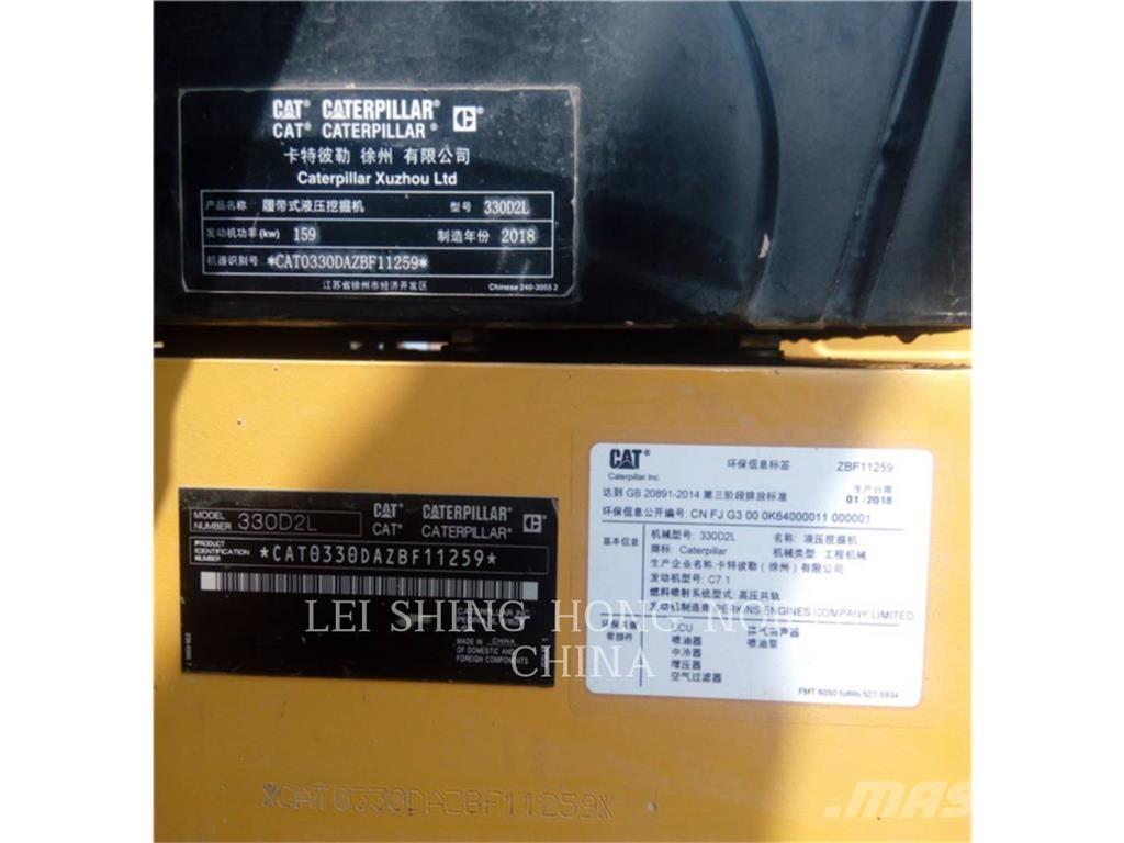 CAT 330D2L Rupsgraafmachines