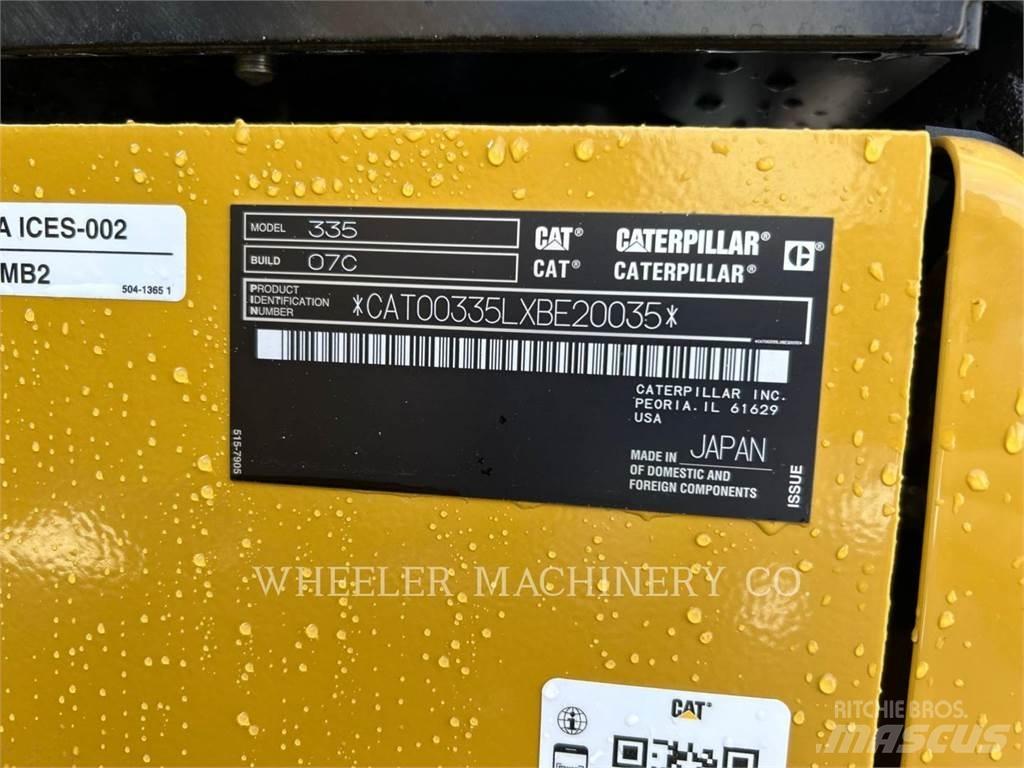 CAT 335 TH Rupsgraafmachines