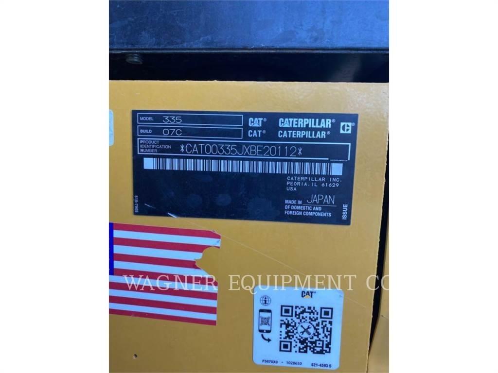 CAT 335 THB Rupsgraafmachines