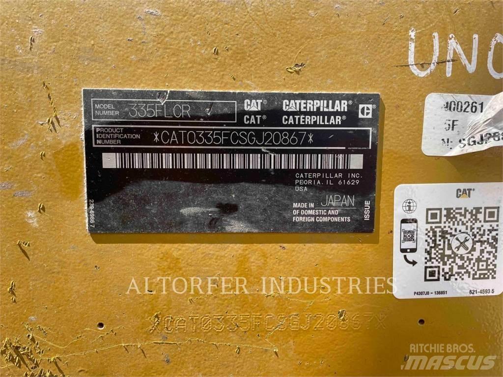 CAT 335F LCR Rupsgraafmachines