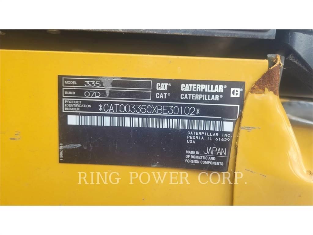 CAT 335QC Rupsgraafmachines