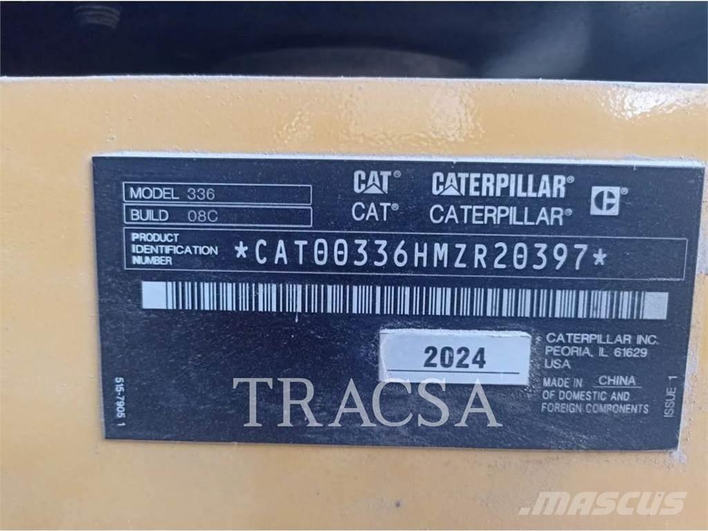 CAT 336 Rupsgraafmachines