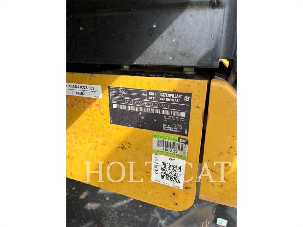 CAT 336 Rupsgraafmachines