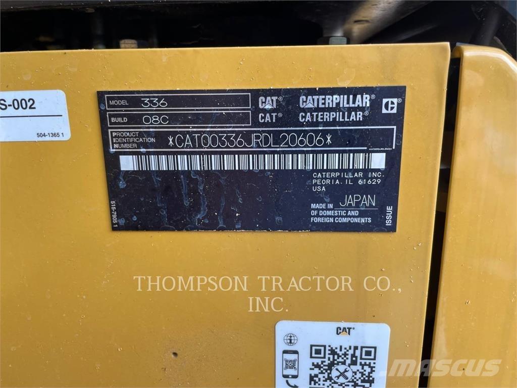 CAT 336 Rupsgraafmachines