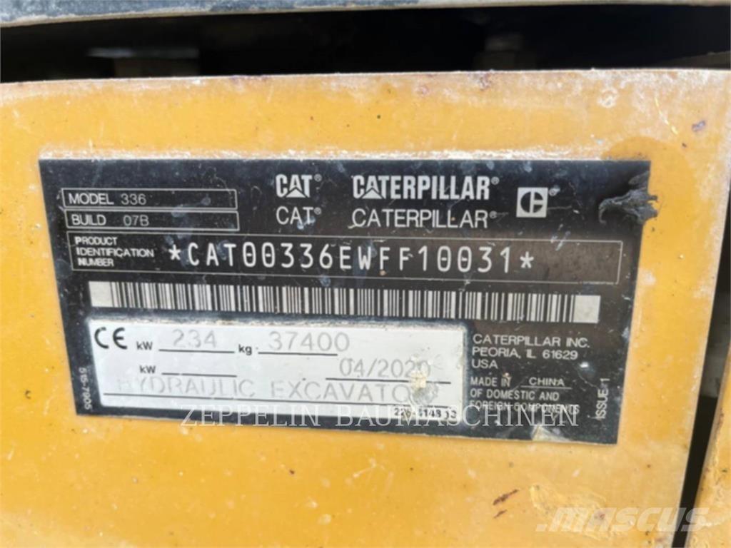 CAT 336-07B Rupsgraafmachines