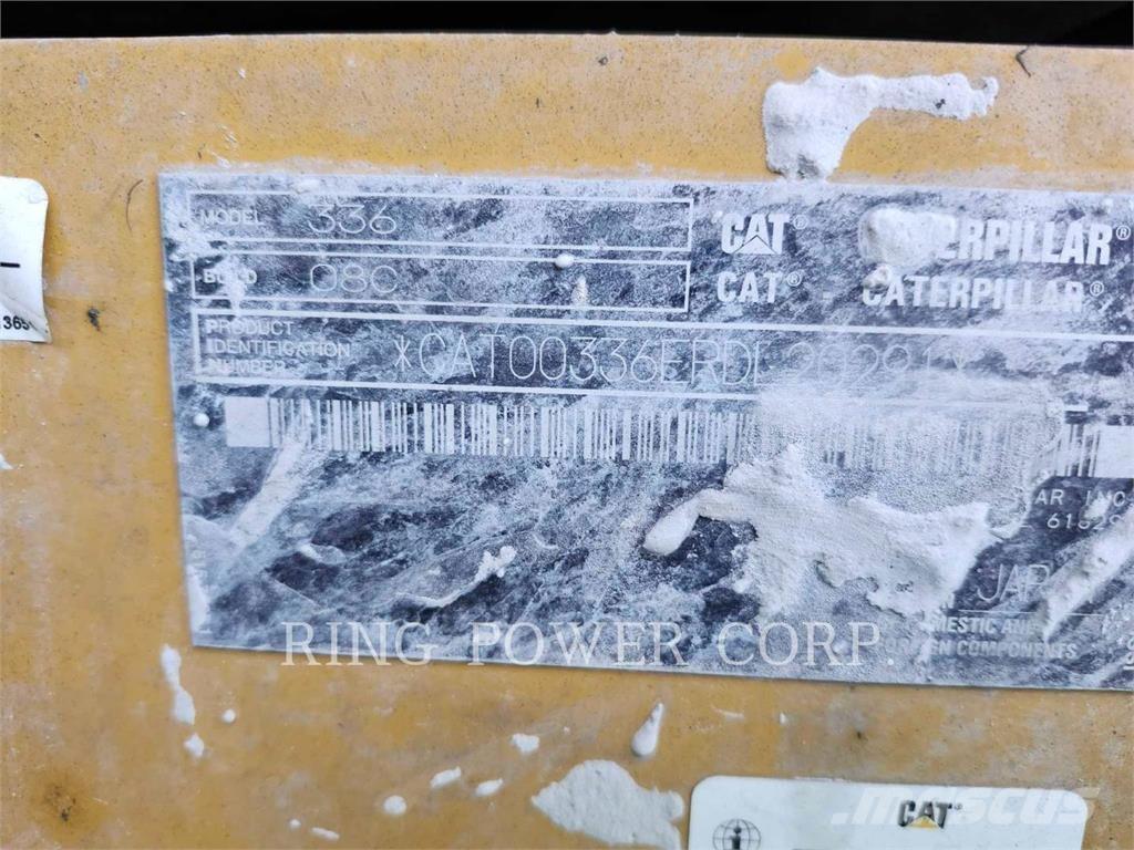CAT 336-08 Rupsgraafmachines
