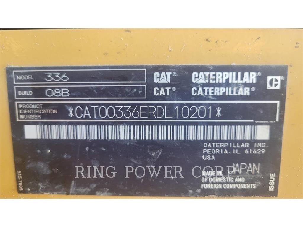 CAT 336-08 Rupsgraafmachines