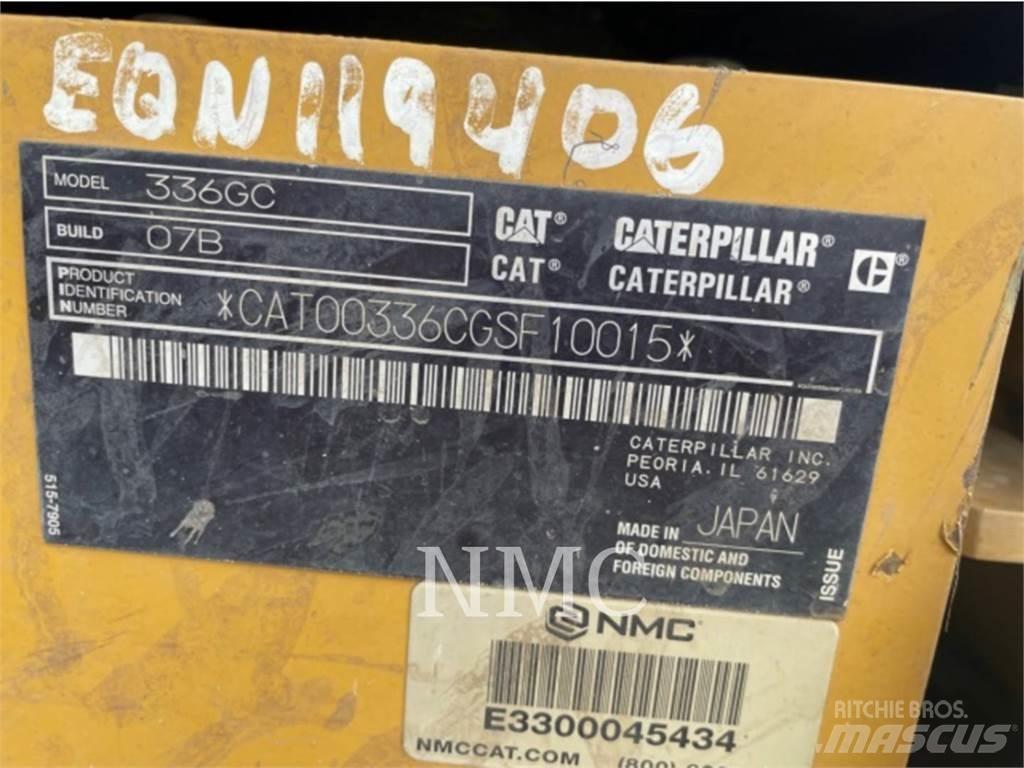 CAT 336 GC Rupsgraafmachines