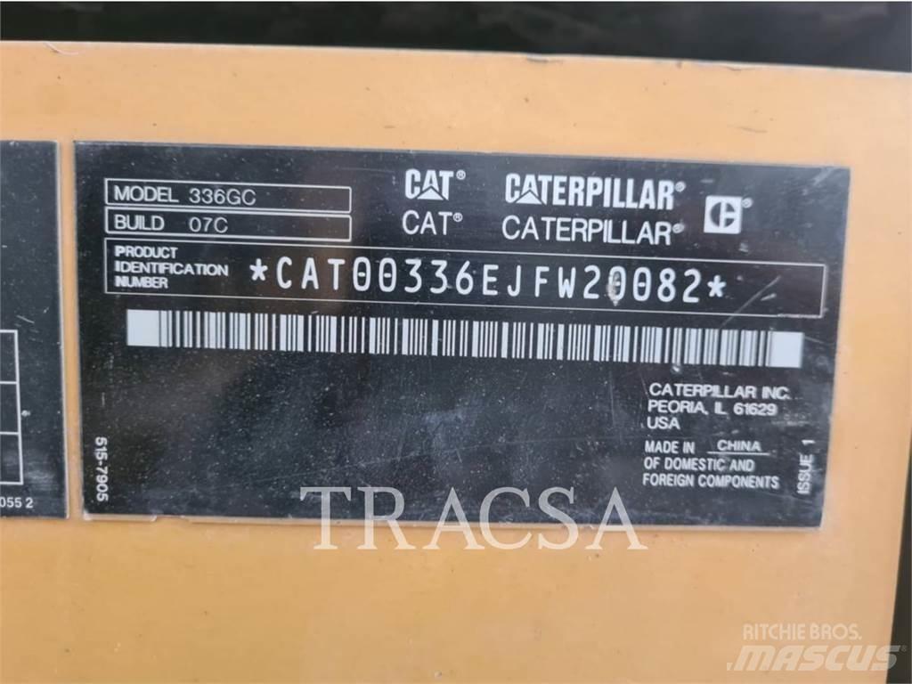 CAT 336 GC Rupsgraafmachines